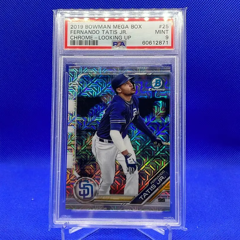 2019 Bowman Chrome Mega Fernando Tatis Jr PSA 9 San Diego Padres