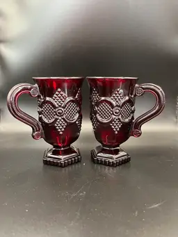 Set Of 2 Vintage 1970. Cap Cod Avon Mugs