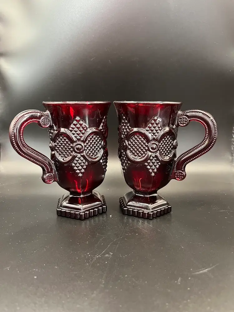 Set Of 2 Vintage 1970. Cap Cod Avon Mugs