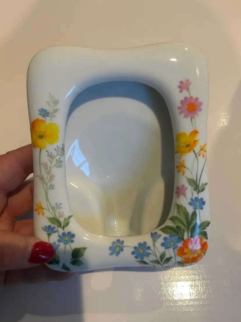 Rosenthal Netter Made In Japan Floral Photo Frame