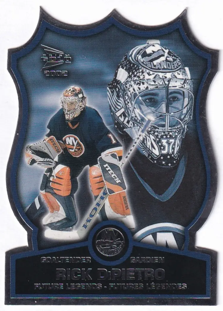 2001-02 McDonald's Pacific Future Legends #2 Rick DiPietro New York Islanders Hockey Card