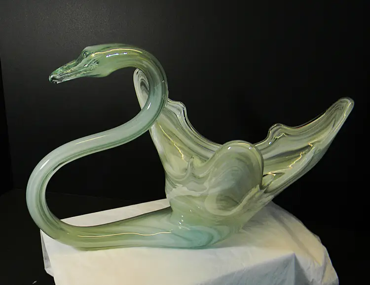 Glass Swan  Beautiful