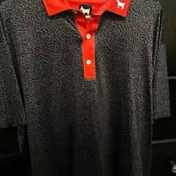 BRAND NEW GOATED x JORDAN BLACK CEMENT POLO 2X