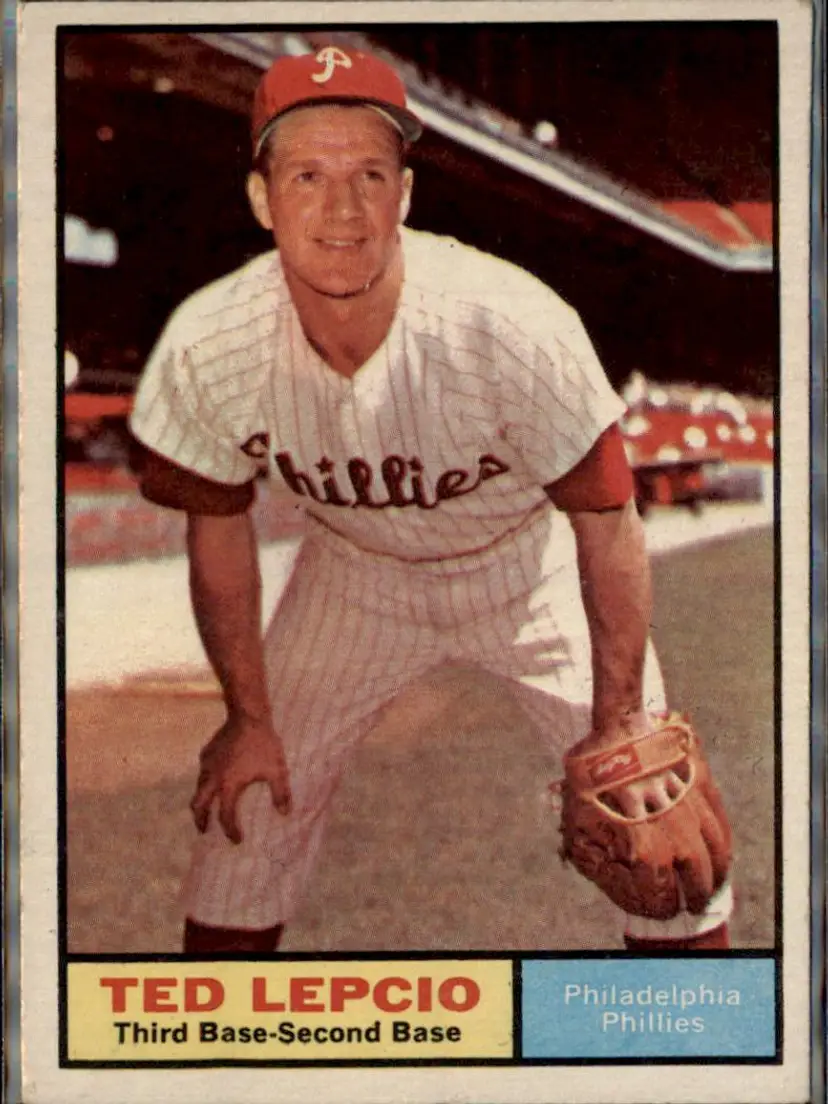 1961 Topps #234 Ted Lepcio - ( ) - Philadelphia Phillies