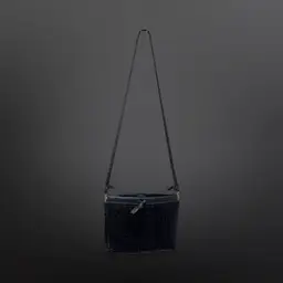 Vintage Whiting And Davis Black Mesh And Leather Purse