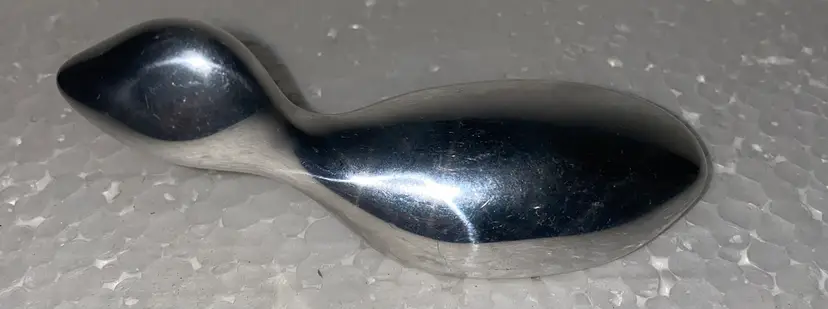 #01 25% Off Sale - Signed - Hoselton Canadian Duck Sculpture MCM Artist Signed Metal Figurine Vintage (was $20)