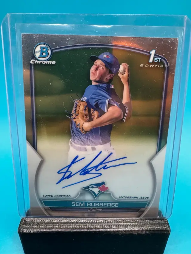 Sem Robberse 1st Bowman Chrome Auto St. Louis Cardinals
