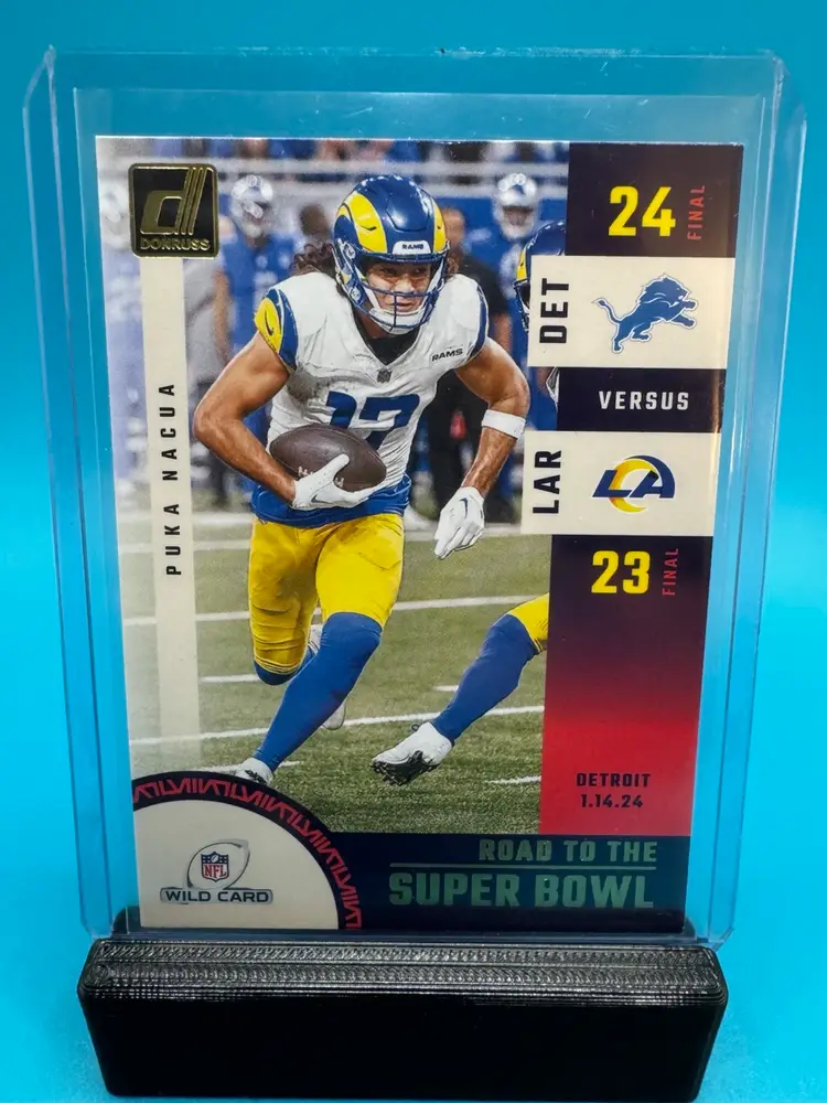 Puka Nacua Donruss Road To The Super Bowl Los Angeles Rams