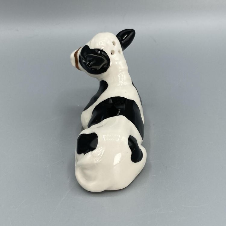 Black & White Holstein Heifer Cow Single Shaker - ONE Salt & Pepper Shaker