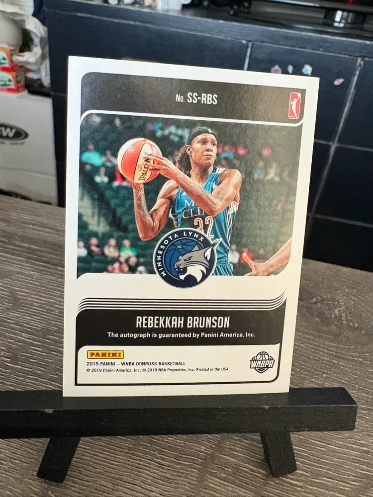 Rebekkah Brunson 2019-20 Panini Donruss Press Proof Auto Autograph /99 WNBA Basketball Card Minnesota Lynx (B)