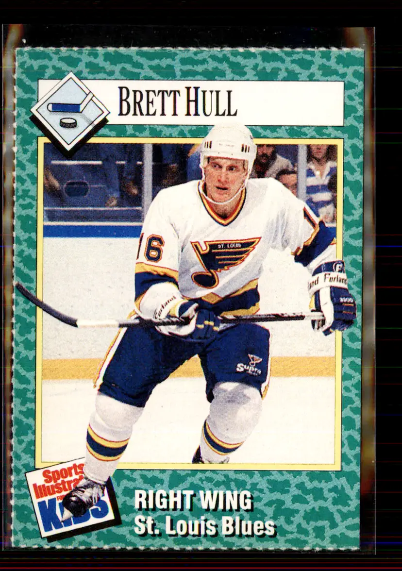 Brett Hull 1990 Sports Illustrated For Kids #193 - St. Louis Blues - (146-133)