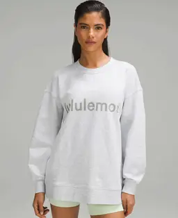 Lululemon Perfectly Oversized Crew Gray Size 10