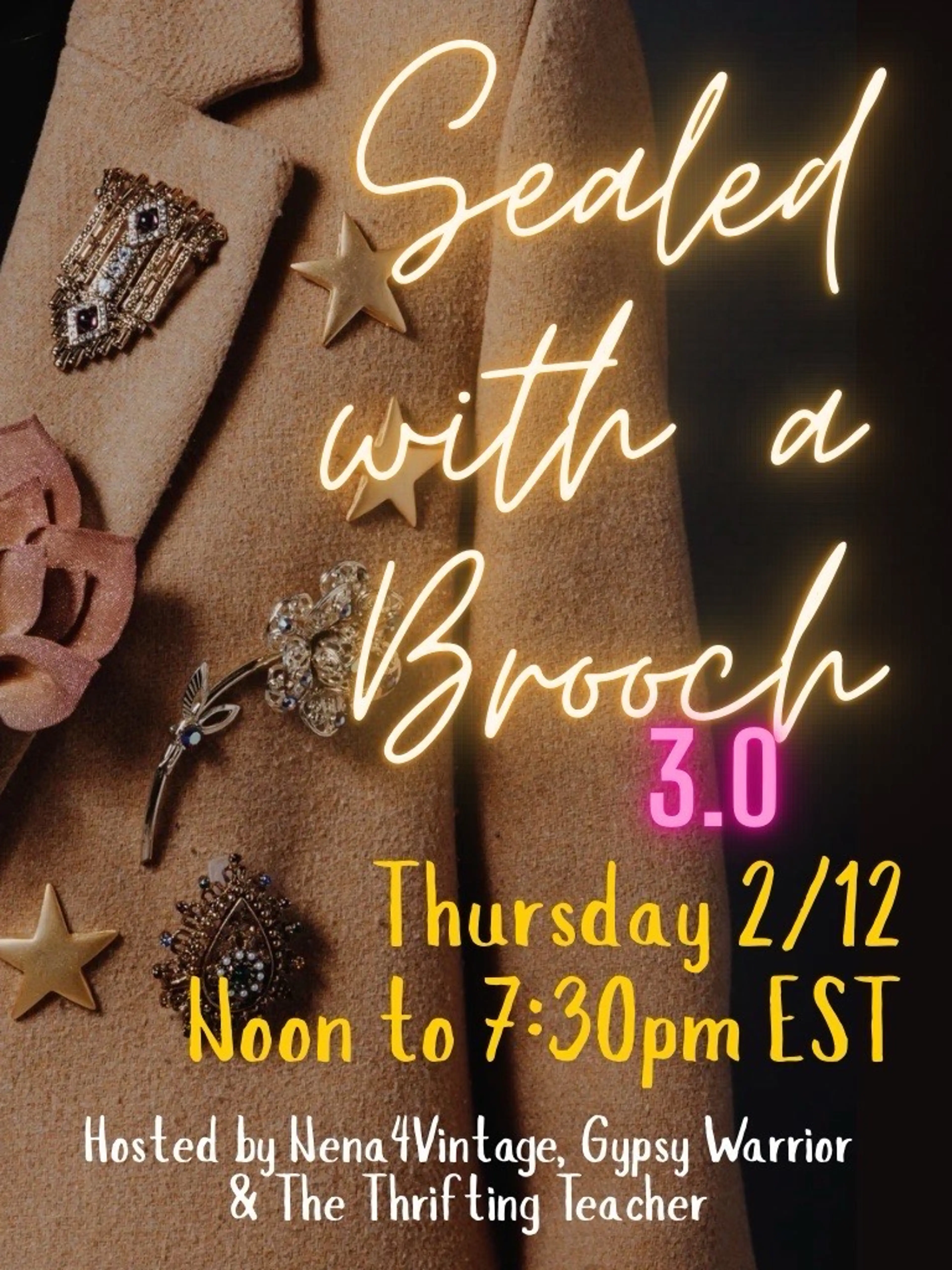 Sealed With A Brooches W/pickinpete&tracy 