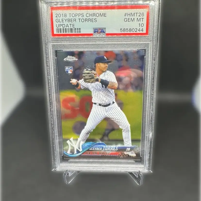 2018 Topps Chrome Update Gleyber Torres RC PSA 10 New York Yankees