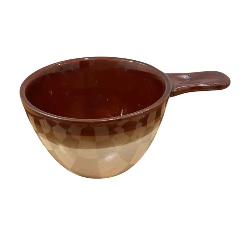 Country Collection Soup Bowl Brown Glaze