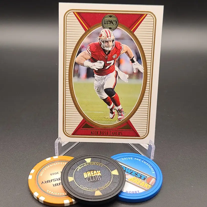 Nick Bosa 2022 Panini Legacy Football Card #90 - San Francisco 49ers Football Card