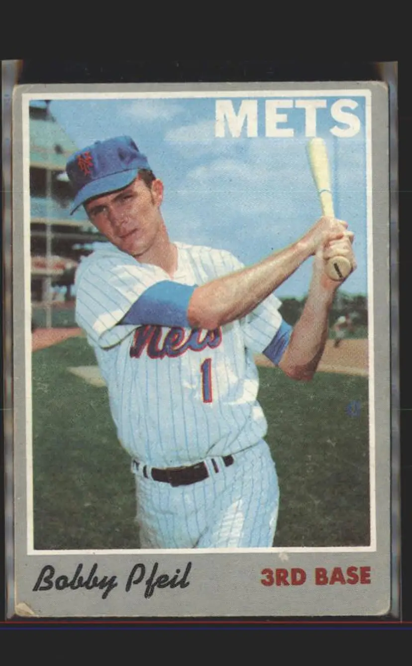 1970 Topps #99 Bobby Pfeil - (137) - New York Mets