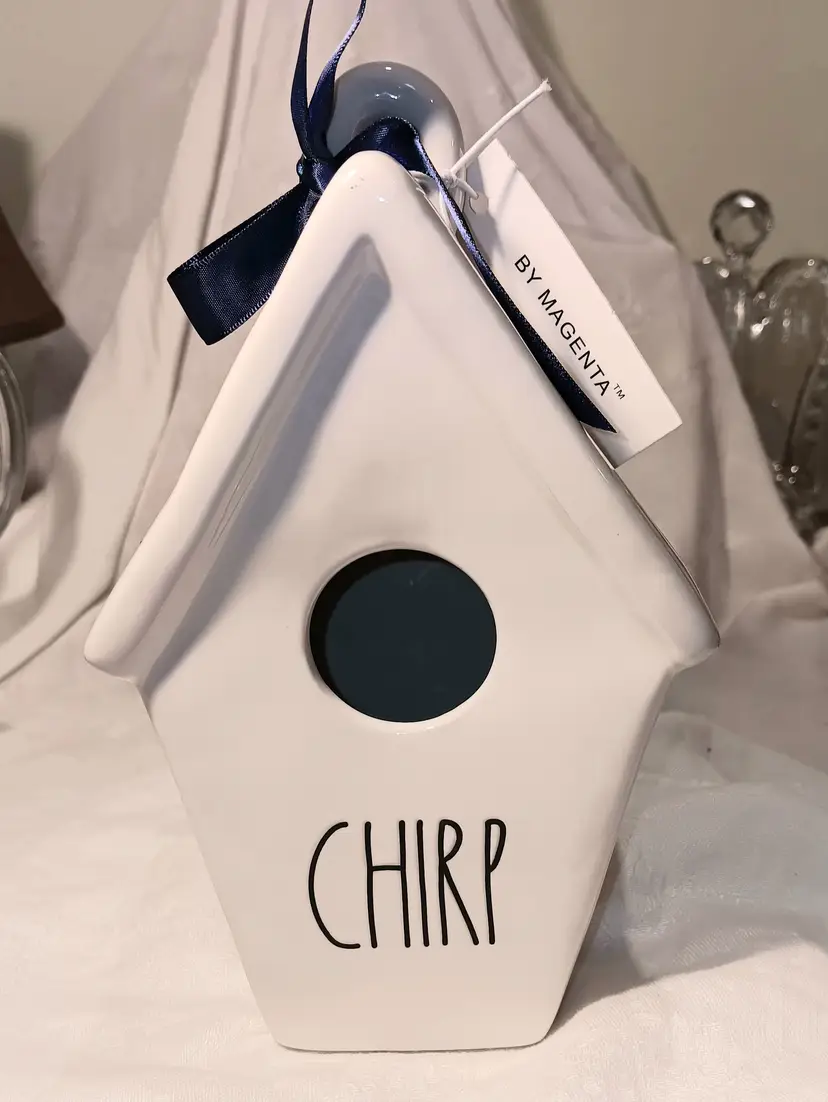 Rae Dunn "Chirp" Ceramic Bird House