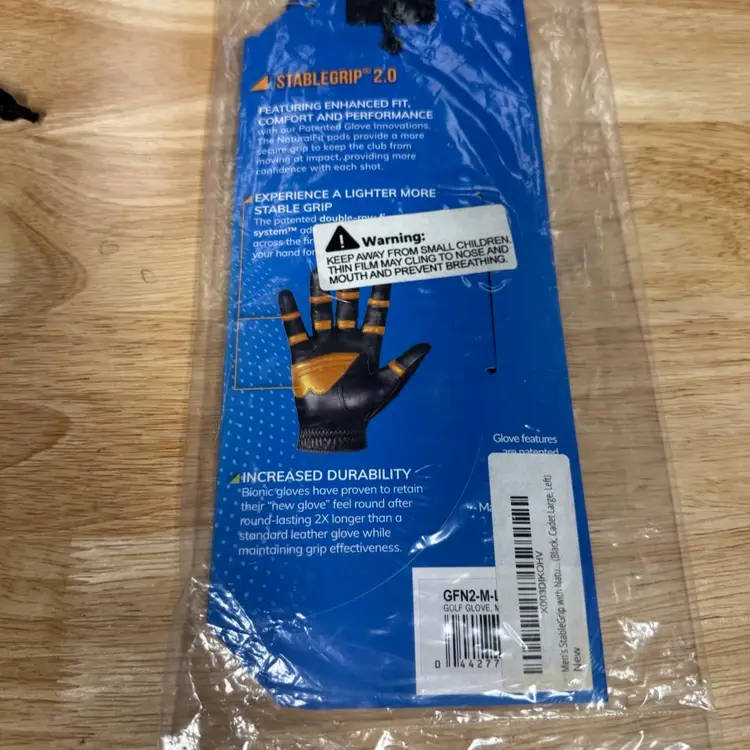 NOS Bionic Cadet Large Golf Glove Left Hand