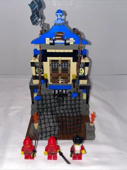1999 Lego Castle Ninja #3052 Ninja Fire Fortress Building Set Complete