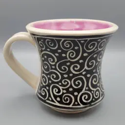 Studio Pottery Mug Signed by Leah and Scott DeCapio