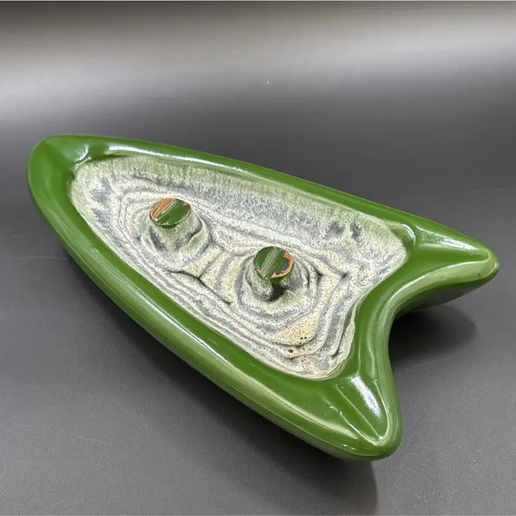 Art Deco Cigar And Ashtray Holder Marked Potter’s Of Wall Street.