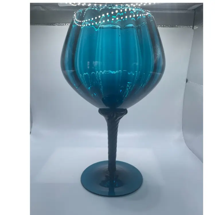 Empoli Optic Teal Brandy Snifter