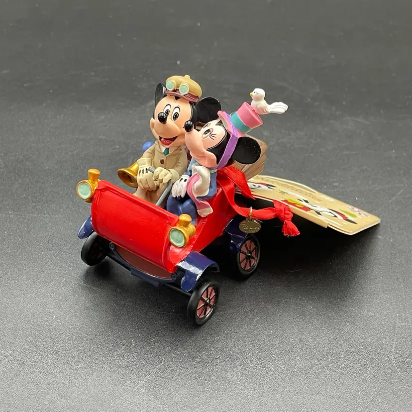 Disney Store Sketchbook Victorian Mickey Minnie Mouse Christmas Ornament VTG with Tag