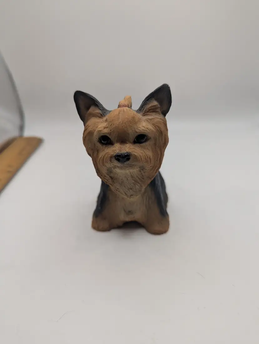 Adorable Yorkshire Terrier Vintage Figurine Made By North Light In England "Cheri" Signed