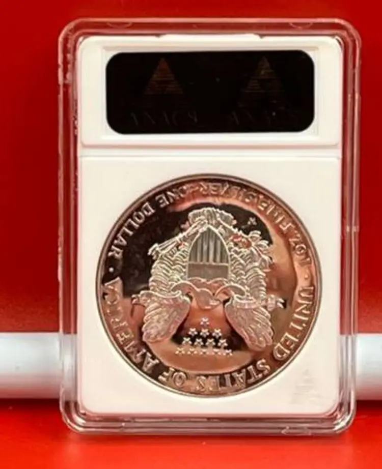 2001-W Silver American Bullion Eagle ANACS PF 66 Cameo HVY