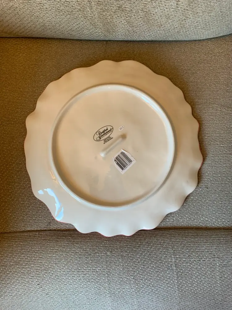 Poppy Serving Plate By Certified International 11 Inches In Diameter