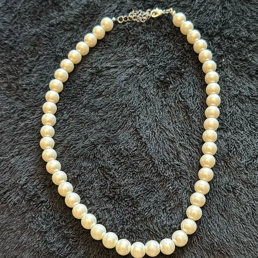 Single Stand Of Faux Pearls