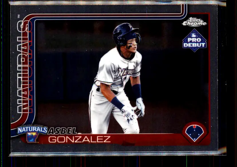 Asbel Gonzalez 2025 Topps Pro Debut Chrome #PDC-133 - (135) - Northwest Arkansas Naturals