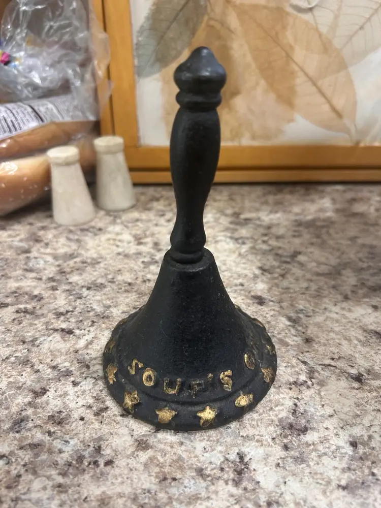 Antique Cast Iron Dinner Bell