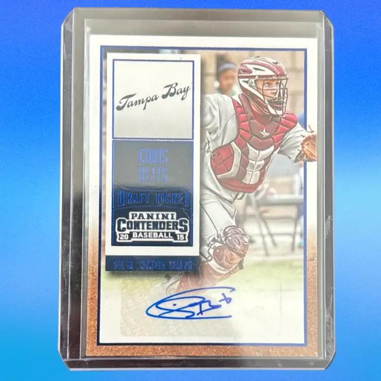 Chris Betts Auto - 2015 Panini Contenders - Tampa Bay Rays