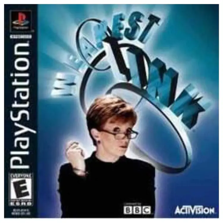 The Weakest Link PS1
GAME DISC ONLY