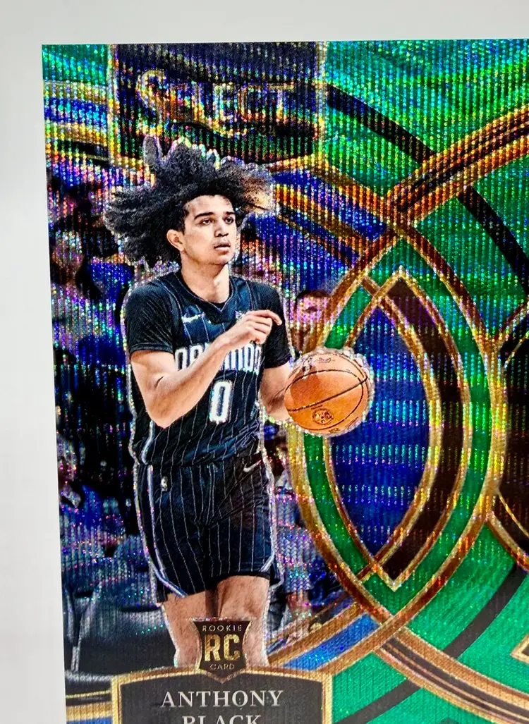 Anthony Black 2023-24 Select Premier Level Rookie Green Wave Prizm /50 RC #113