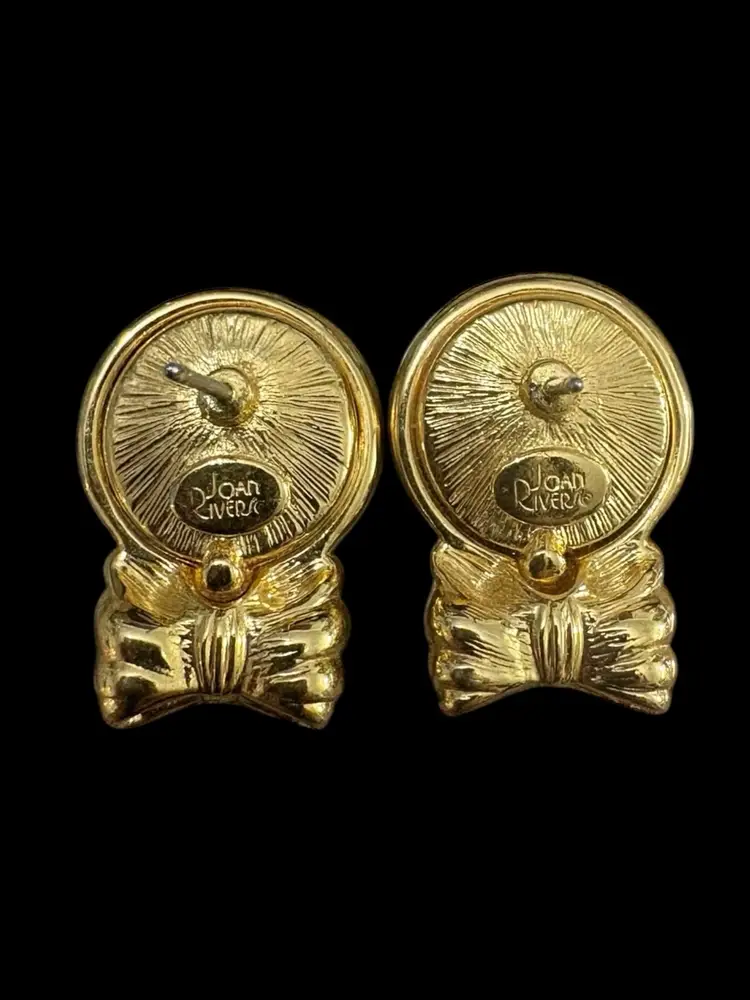 Vintage Joan Rivers Interchangeable Post Earrings