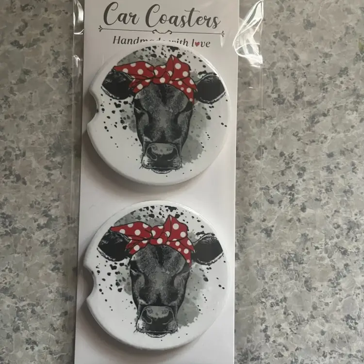 Ceramic Car Coasters
