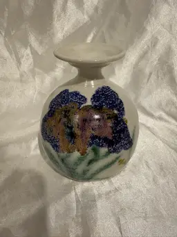 Signed Art Pottery Bud Vase