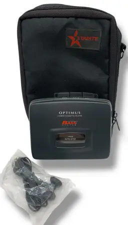 Vtg Optimus Stereo Cassette Player Tested