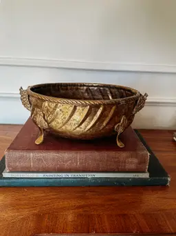 Vintage Brass Oblong PLANTER