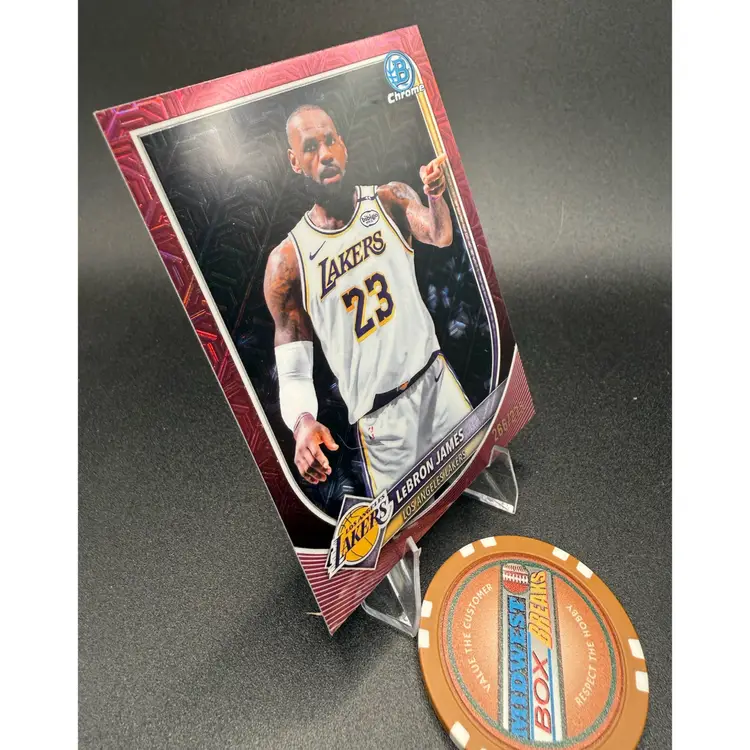 Lebron James Mojo #/275 2025-26 Bowman Basketball Los Angeles Lakers