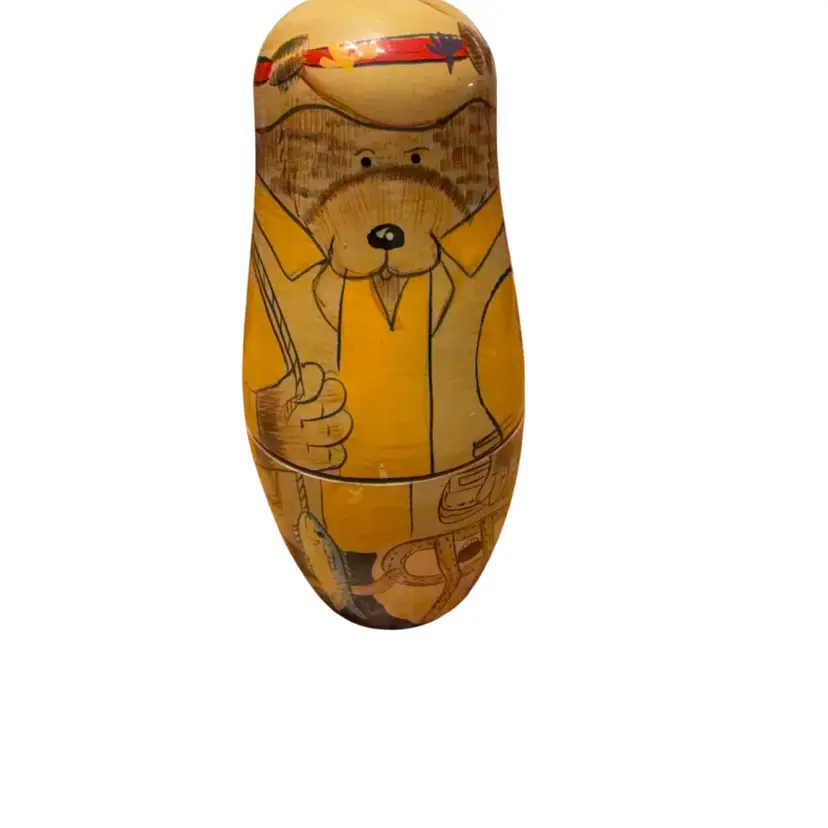 Set If 3 Russian Nesting Dolls Doggies