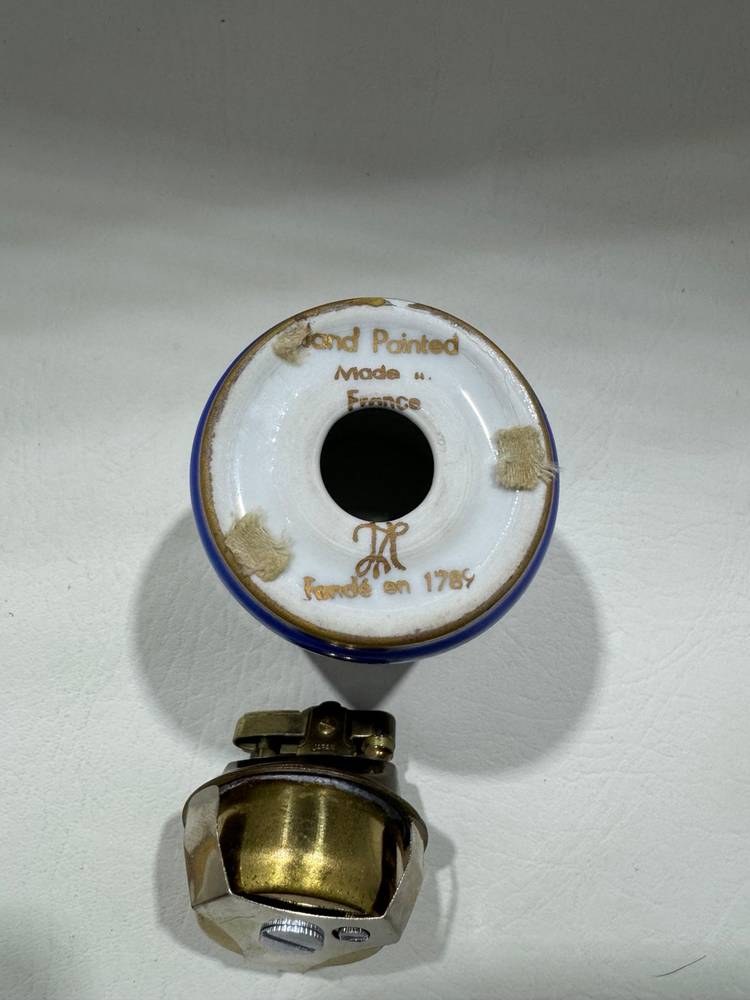 French Porcelain, Table Lighters, Hand Painted Lighters, Vintage ...