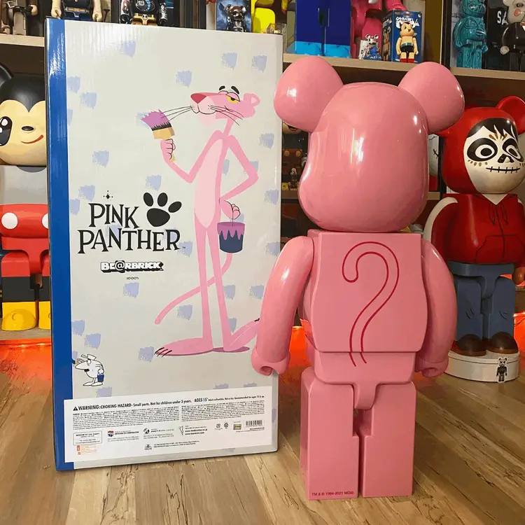Bearbrick 1000% Pink Panther
