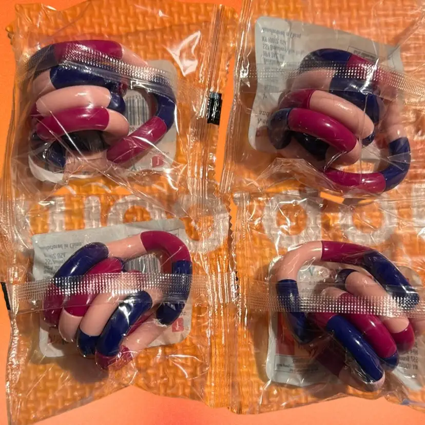 Fiddly Wiggly Sensory Fidget Toy Bundle(4pks)Pink