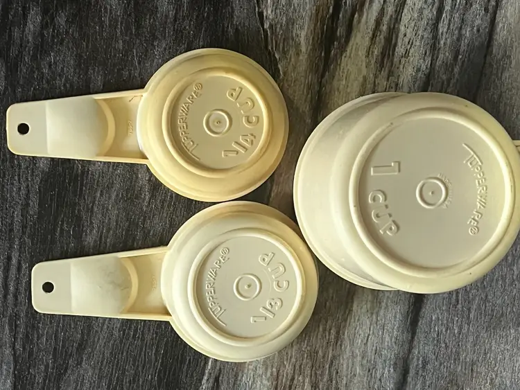 Vintage Tuperware Stacking Measuring Cups