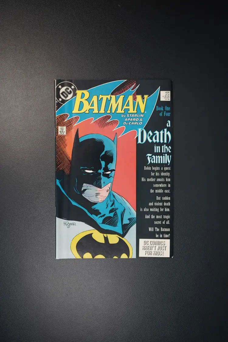 Batman #426-429 DC Comics 1988 "A Death in the Family" Complete Set F/VF