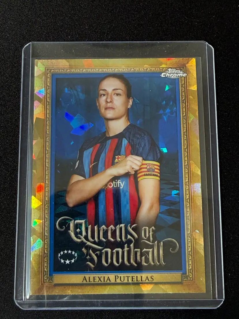 2022/23 Topps Chrome UEFA Women’s Champions League Sapphire Edition Queens of Football Alexia Putellas